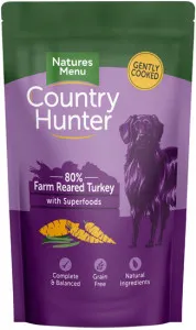 Natures Menu Country Hunter Farm Reared Turkey Pouch