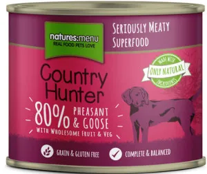 Natures Menu Country Hunter Pheasant & Goose with Superfoods Can