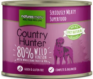Natures Menu Country Hunter Wild Venison with Superfoods Can