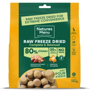 Natures Menu Raw Freeze Dried Complete 80% Chicken