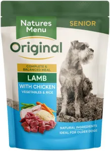 Natures Menu Senior Lamb with Chicken Pouch