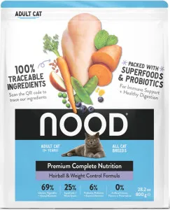 Nood Hairball & Weight Control Cage Free Chicken