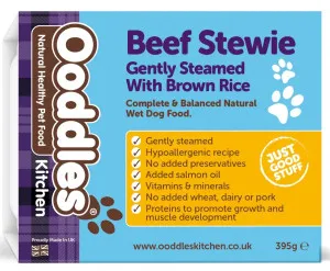 Ooddles Kitchen Beef Stewie Steamed Dinner