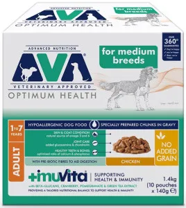Pets at Home Advanced Nutrition AVA Optimum Health Medium Breed Adult Chunks in Gravy