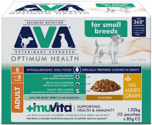 Pets at Home Advanced Nutrition AVA Optimum Health Small Breed Adult Chunks in Gravy