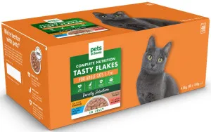 Pets at Home Complete Nutrition Tasty Flakes Variety Jelly Wet