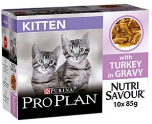 Purina Pro Plan Nutrisavour kitten Turkey