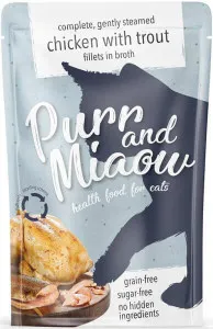 Purr and Miaow Chicken with Trout fillets