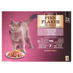 Sainsbury's Adult Fine Flakes Meat Selection