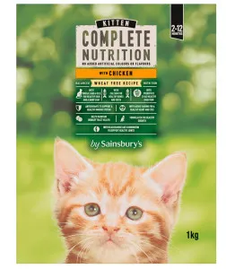 Sainsbury's Complete Nutrition Kitten with Chicken
