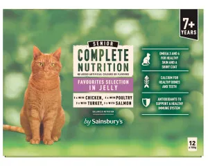Sainsbury's Senior 7+ Meat & Fish Selection in Jelly