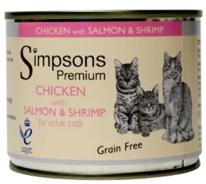 Simpsons Chicken with Salmon & Shrimp