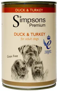 Simpsons Duck & Turkey Casserole with Organic Vegetables