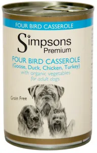 Simpsons Four Bird Casserole with Organic Vegetables