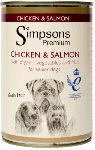 Simpsons Senior Chicken & Salmon with Organic Vegetables