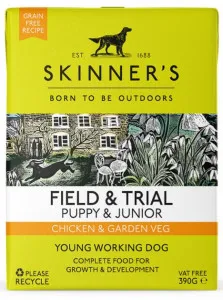Skinner's Field & Trial Puppy & Junior Chicken & Garden Veg
