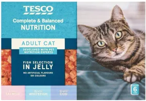 Tesco Adult Fish Selection in Jelly