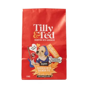 Tilly & Ted Puppy Chicken with Salmon Pie
