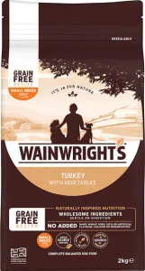 Wainwrights Adult Grain Free Turkey & Veg