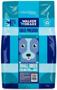 Walker and Drake Cold Pressed Ocean Fish & Rice Small Breed