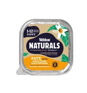 Webbox Naturals Puppy Pate with Chicken, Liver & Vegetables
