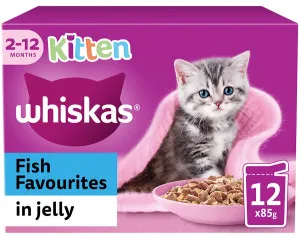 Whiskas Kitten Fish Favourites in Jelly