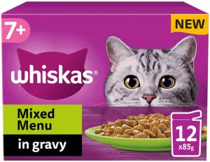Whiskas Senior Mixed Menu in Gravy